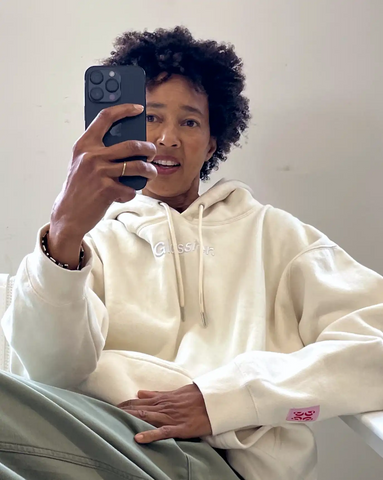 Limited Edition Embroidered Cream Hoodie